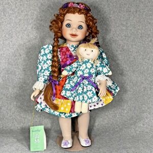 VTG Porcelain Doll by Charlot Byj Goebel Raggy Muffin Musical Limited Edition